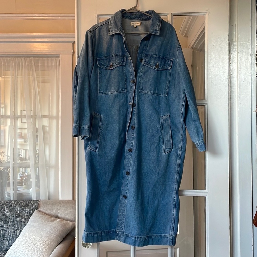 Madewell Denim Duster Jacket Small